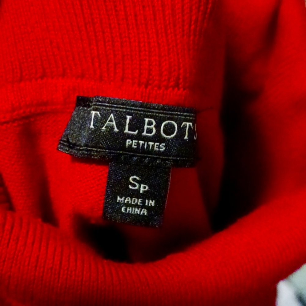 Talbots Ree long sleeved turtle neck size Sp
